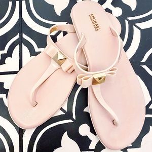 Michael Kors Blush Jelly Sandals
